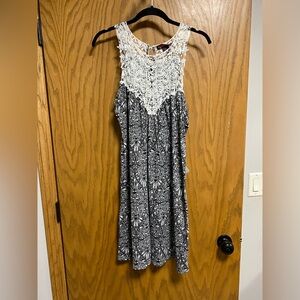 ROCK & ROLL COWGIRL BLACK/WHITE DRESS - SIZE S - NWT